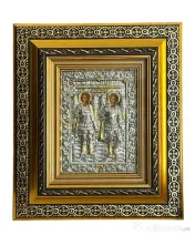 Icoane Argintate-MD Lacrima,Mantuitorul cu Spini si alti Sfinti Relief 3 D