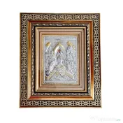 Icoane Argintate-MD Lacrima,Mantuitorul cu Spini si alti Sfinti Relief 3 D