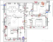 Apartament Premium 4 camere transformat in 3 camere 121 mp, 