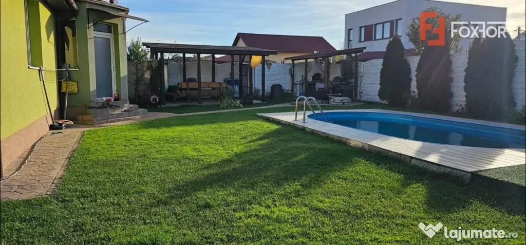 Casa individuala 4 camere, Sacalaz - Garaj, piscina exterioa - Sacalaz (Timis)