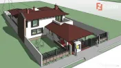 Casa individuala la Rosu, 5 camere, Sacalaz - Proiect deoseb 