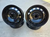 4 jante tablă originale VW R16 5x112 ET48 Golf 7 8 Octavia 3