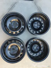 4 jante tablă originale VW R16 5x112 ET48 Golf 7 8 Octavia 3