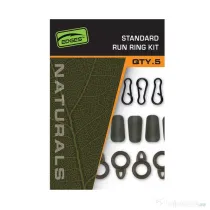 Kit Run Rig, Fox Edges Naturals Standard, 5buc