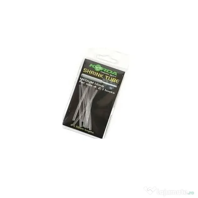Tub termocontractabil Korda Shrink Tube, Clear M, 8buc/plic