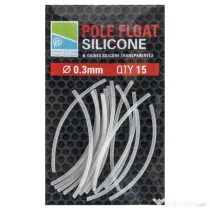 Tub Silicon Preston Pole Float Silicone, 15buc/plic