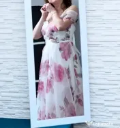 Rochie eleganta cu funda la spate 