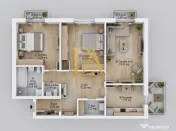 0% COMISION | 3 CAMERE | 78 MP | BLOC 2014 | 2 BĂI | ET. 2 