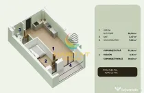 Vânzare Studio | Garsoniera 40 mp - Popești Leordeni - 2 min Metrou Berceni