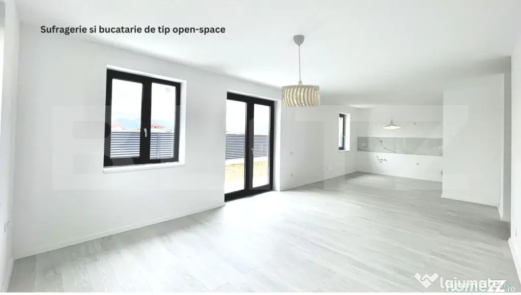 Casă Modernă cu 4 Camere în Sânpetru / Teren 500mp / Fin