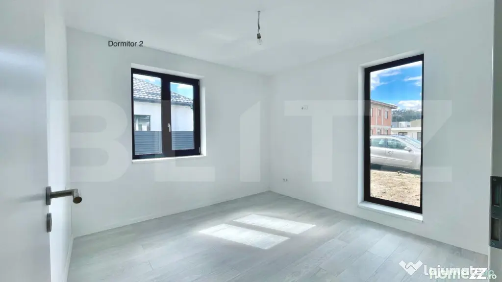 Casă Modernă cu 4 Camere în Sânpetru / Teren 500mp / Fin
