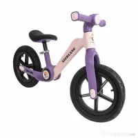 Bicicleta fara pedale, pliabila, pentru copii XIERLANG, roti de cauciuc si scaun reglabil, +3ani, roz cu lila Z-TOOLS / ZTS8452 