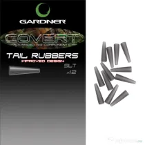 Conuri plumb pierdut Gardner Covert Tail Rubbers C-Thru, Silt