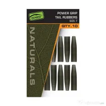 Conuri Plumb Pierdut, Fox Edges Naturals Power Grip Tail Rubbers, Nr.7, 10buc