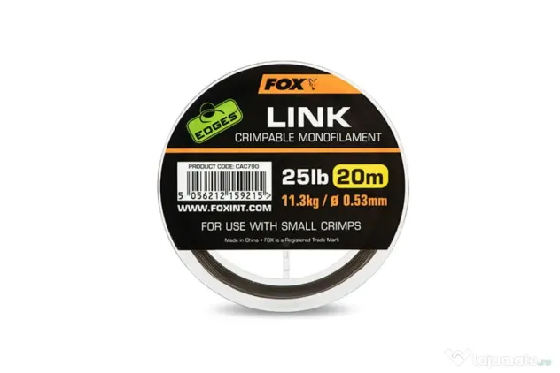 Fir monofilament Fox Edges Link Trans Khaki Mono 35lb/0.64mm