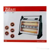 Radiator Zilan cu ventilator si apa, quartz, 4 rezistente, 1600W / ZLN 0337