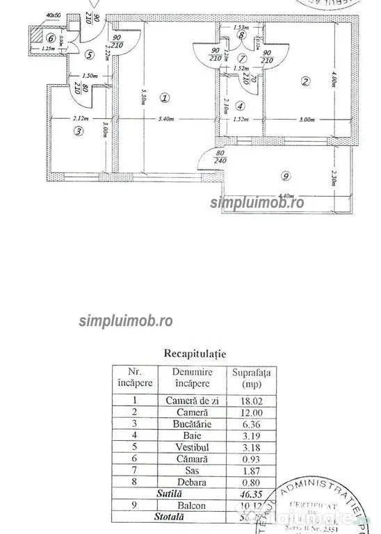 Apartament 2 camere, Piața Iancului - Bucuresti (Bucuresti-Ilfov)