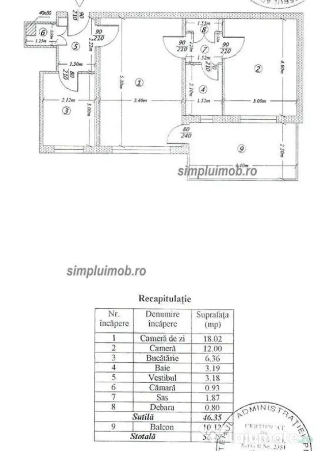 Apartament 2 camere, Piața Iancului - Bucuresti (Bucuresti-Ilfov)
