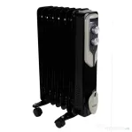 Calorifer electric Floria, 1500 W, 7 elementi, Negru / ZLN 3642
