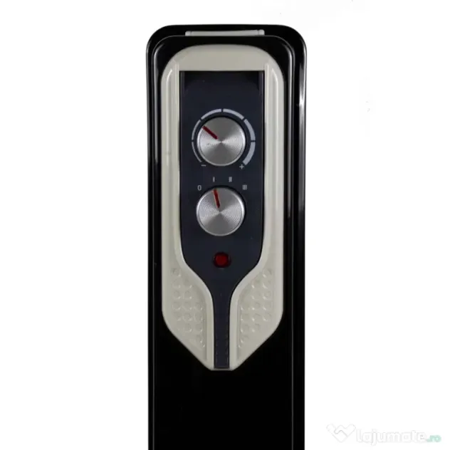 Calorifer electric Floria, 1500 W, 7 elementi, Negru / ZLN 3642