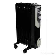 Calorifer electric Floria, 1500 W, 7 elementi, Negru / ZLN 3642