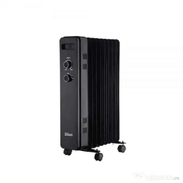Calorifer electric cu 9 elementi, putere 2000W, termostat reglabil ZILAN / ZLN8443