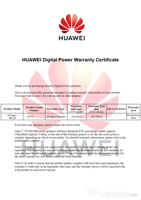 Huawei BMS+Baterie 10Kw