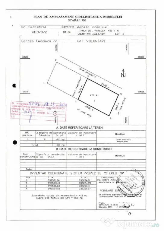 Teren constructii Voluntari in vecinatate A0 - Voluntari (Bucuresti-Ilfov)