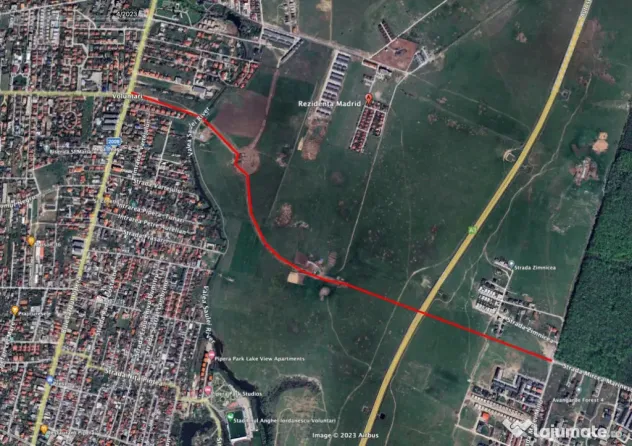 Teren constructii Voluntari in vecinatate A0 - Voluntari (Bucuresti-Ilfov)