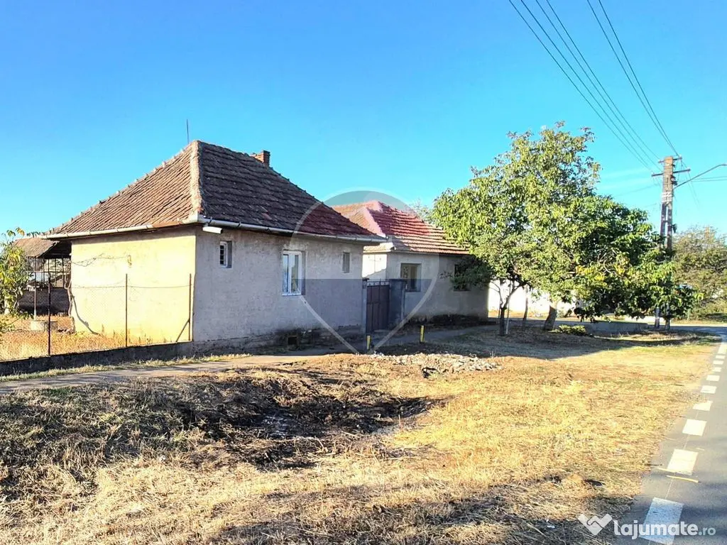 Proprietate cu teren 1.359 mp, poziție pe colț și utilități la strada - Macea (Arad)