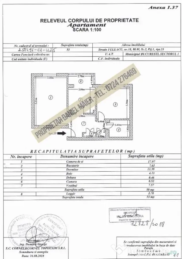 Apartament 2 camere în Aviației etajul 1, între Promenada și Herăstrău - Bucuresti (Bucuresti-Ilfov)