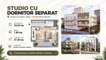 Studio | Bloc boutique | 1km Metrou Berceni