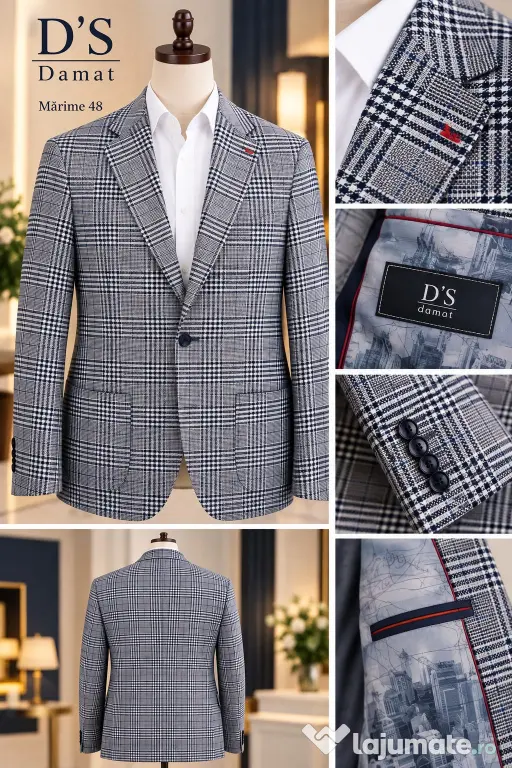 Sacou elegant D'S Damat – mărimea 48