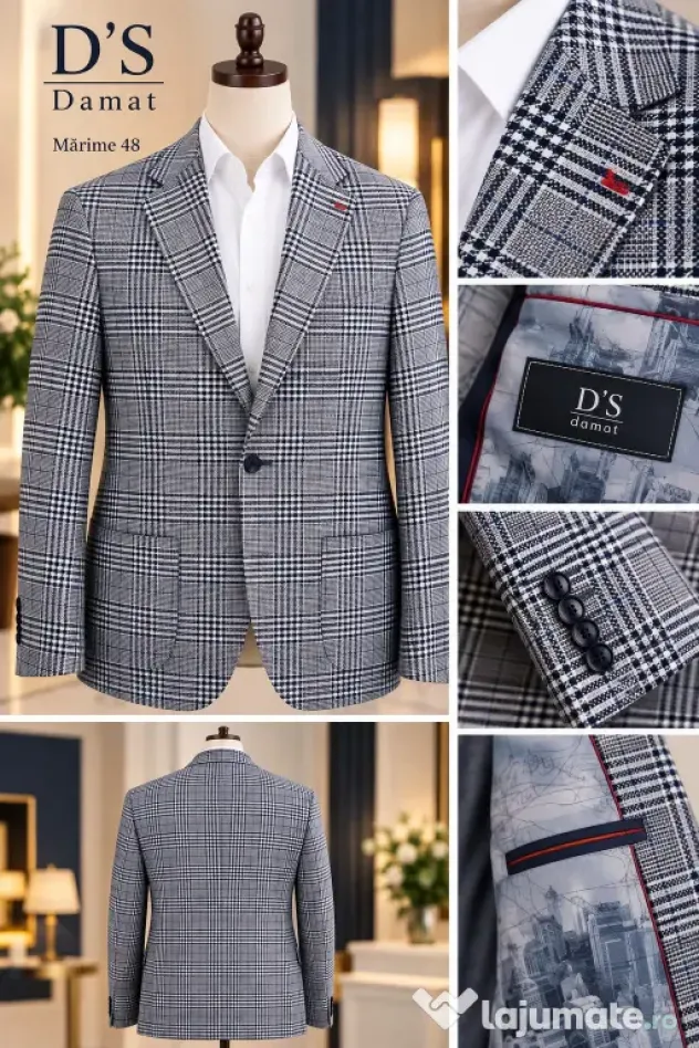 Sacou elegant D'S Damat – mărimea 48