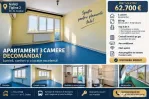 Apartament 3 camere DECOMANDAT | Țiglina 2 – Poziție excelentă