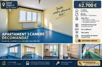 Apartament 3 camere DECOMANDAT | Țiglina 2 – Poziție excelentă 