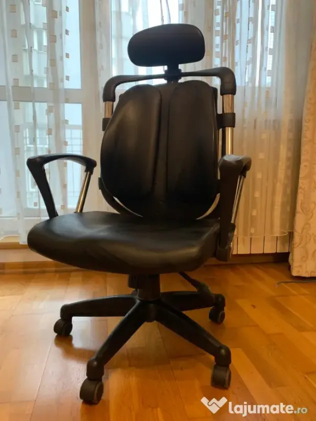 Scaun de birou ergonomic/gaming cu tetieră