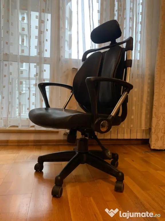 Scaun de birou ergonomic/gaming cu tetieră
