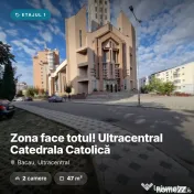 Ultracentral-Catedrala Catolică- Apartament 2 camere la eta 