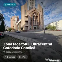 Ultracentral-Catedrala Catolică- Apartament 2 camere la eta