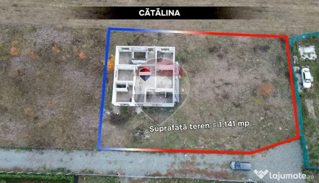 CASA la rosu + 11 arii teren - Catalina (Maramures)