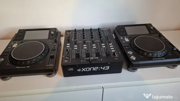 2x Pioneer XDJ-1000MK2 + Xone 43 – Setup DJ complet