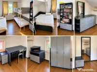 Vând mobilier complet pentru dormitor – BONUS: pat supraetajat GRATUIT! 