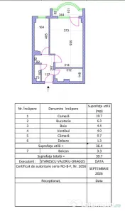 Garsoniera Tei - Facultatea de Constructii 
