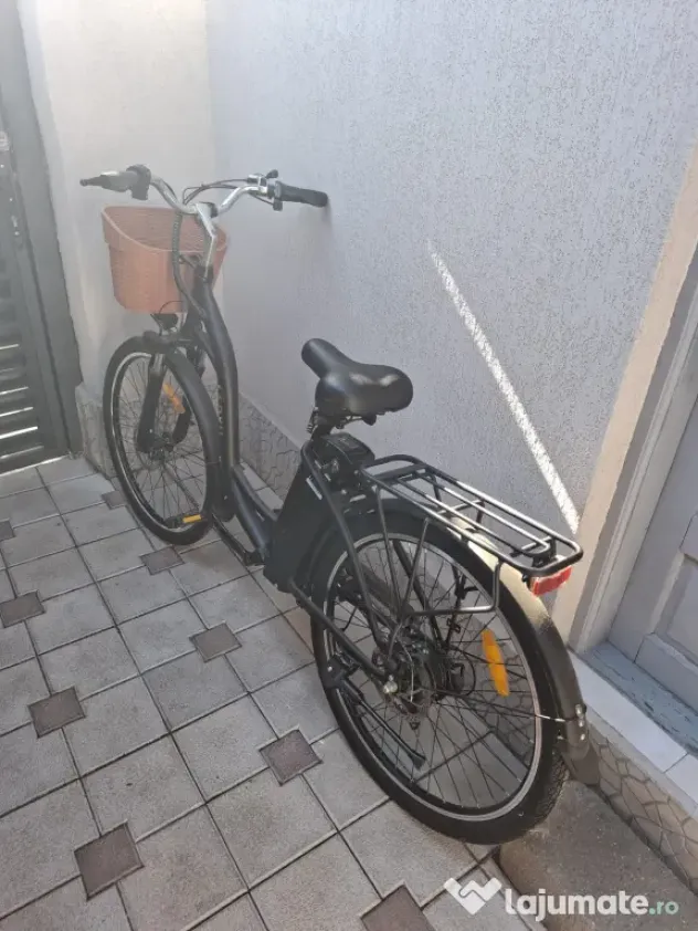 Bicicletă electrică DYU C6, anvelope de 26 de inch, baterie de 36V 12.5Ah