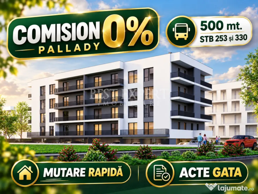 3 Camere | Direct Dezvoltator | 5 Min. STB | Pallady - Bucuresti (Bucuresti-Ilfov)