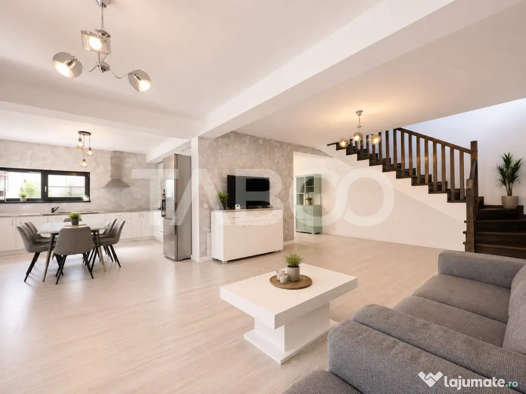 Casa spatioasa de inchiriat 5 camere 2 bai 2 locuri parcare - Sibiu (Sibiu)