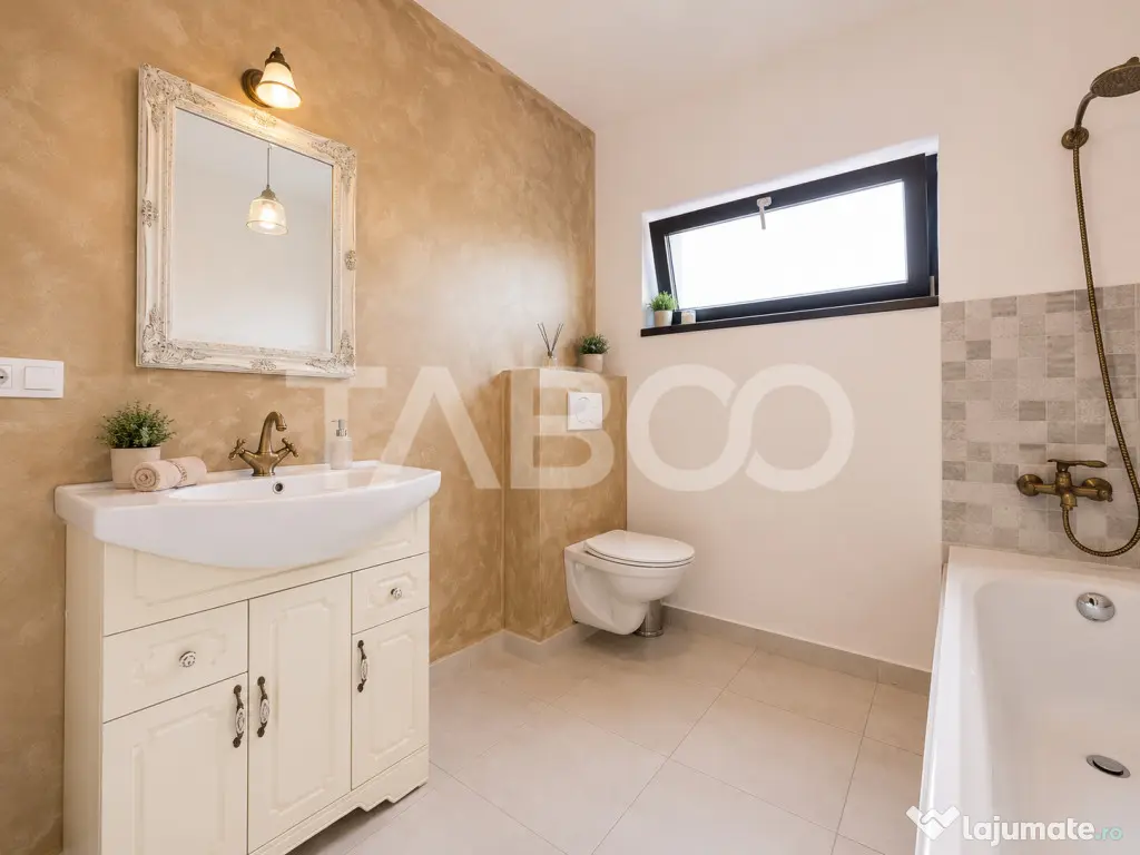 Casa spatioasa de inchiriat 5 camere 2 bai 2 locuri parcare - Sibiu (Sibiu)