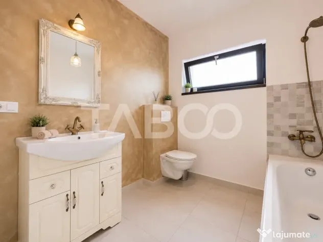 Casa spatioasa de inchiriat 5 camere 2 bai 2 locuri parcare - Sibiu (Sibiu)