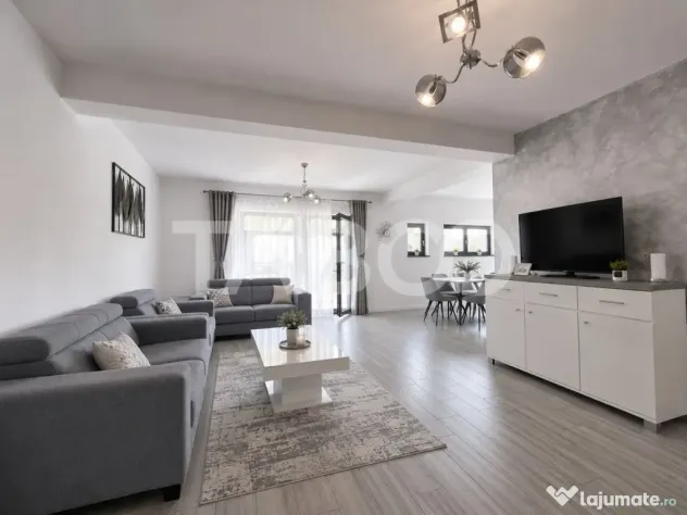 Casa spatioasa de inchiriat 5 camere 2 bai 2 locuri parcare - Sibiu (Sibiu)